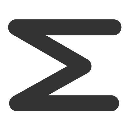 Math Sum Icon Symbol Clipart