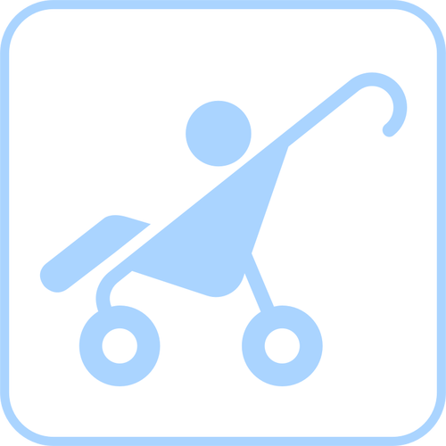 Baby Stroller Icon Clipart