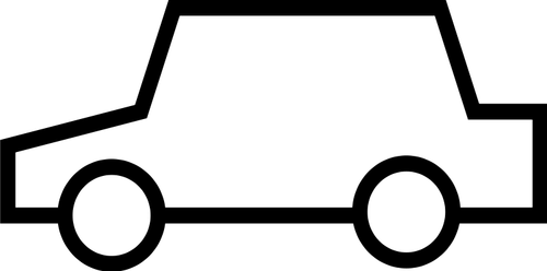 Simple Car Icon Clipart