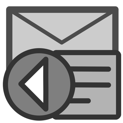 Mail Reply List Icon Clipart