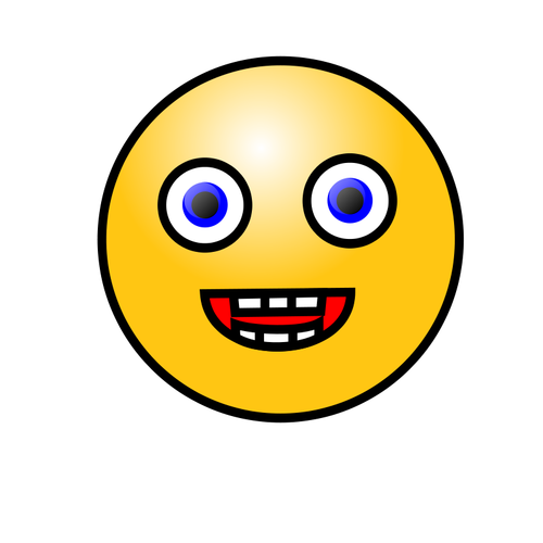 Laughing Face Emoticon Clipart