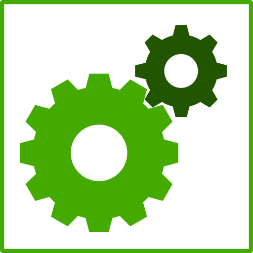 Eco Green Machine Icon Clipart
