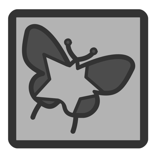 Star Butterfly Icon Clipart