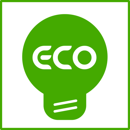 Eco Bulb Icon Clipart
