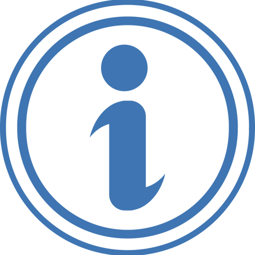 Of Simple Information Point Icon Clipart