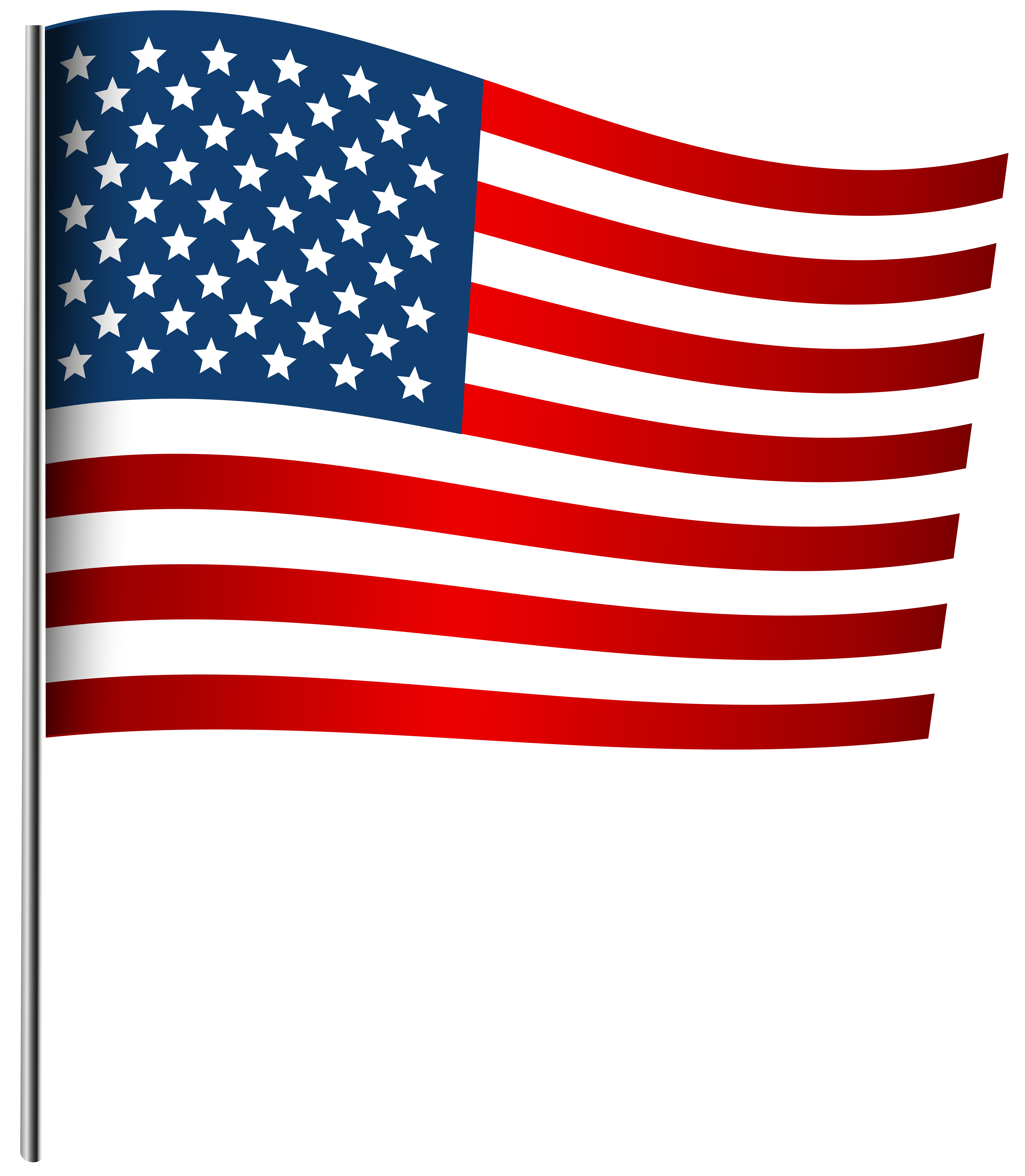 Waving United Festival Of American In 4S Clipart