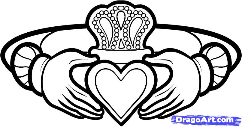 Irish Claddagh Graphics Download Png Clipart