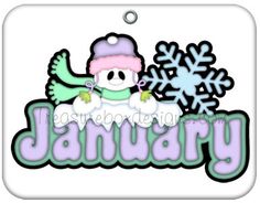 Free Month Of January Snowman Image Clipart