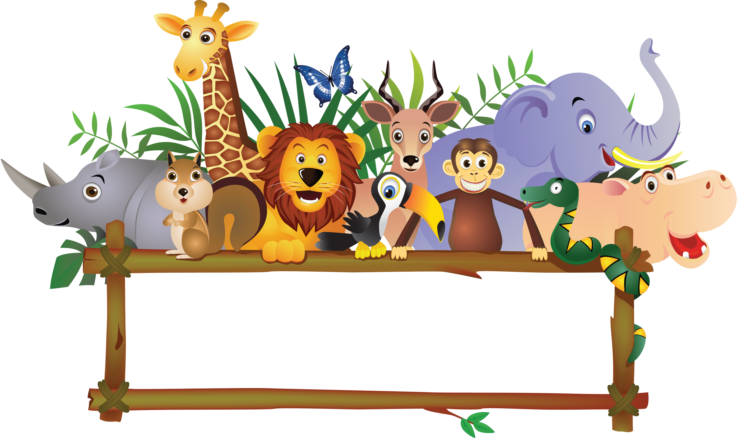 Baby Farm Animals Jungle Royalty-Free Free Transparent Image HQ Clipart