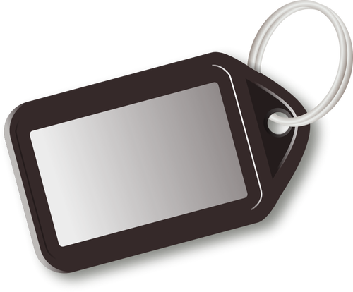 Of Brown Key Tag Clipart