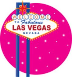 Las Vegas Sign And Paths On Clipart