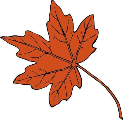 Maple Leaf Vector In Open Office Drawing Clipart