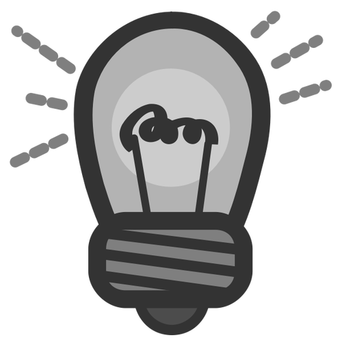 Light Bulb Clip Art Icon Clipart