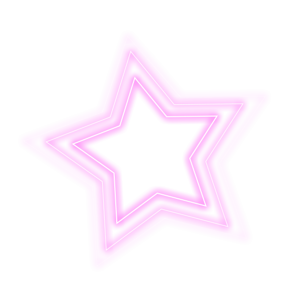 Five-Pointed Light Star Effect Colorful PNG Download Free Clipart
