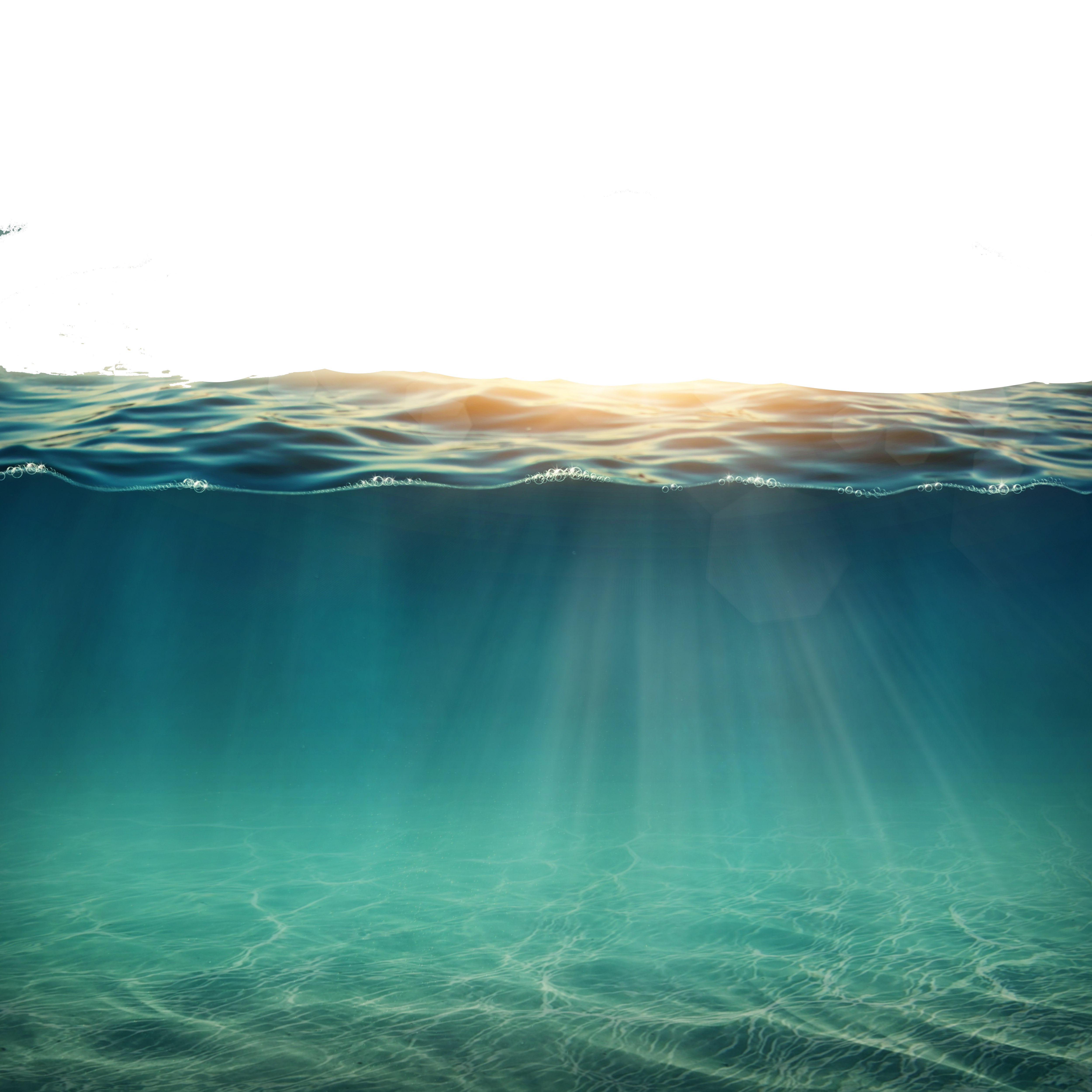 Underwater Sun Ocean Water Under The Clipart