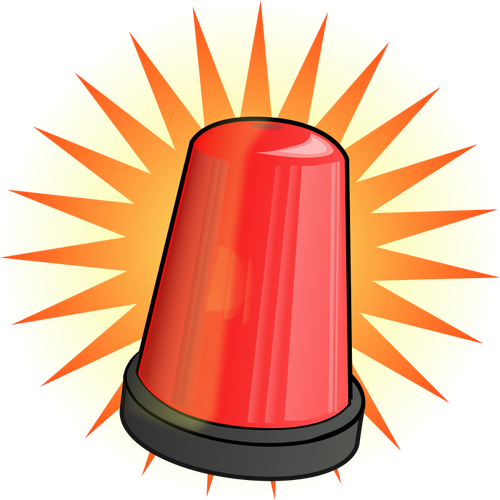 Red Signal Light Clipart