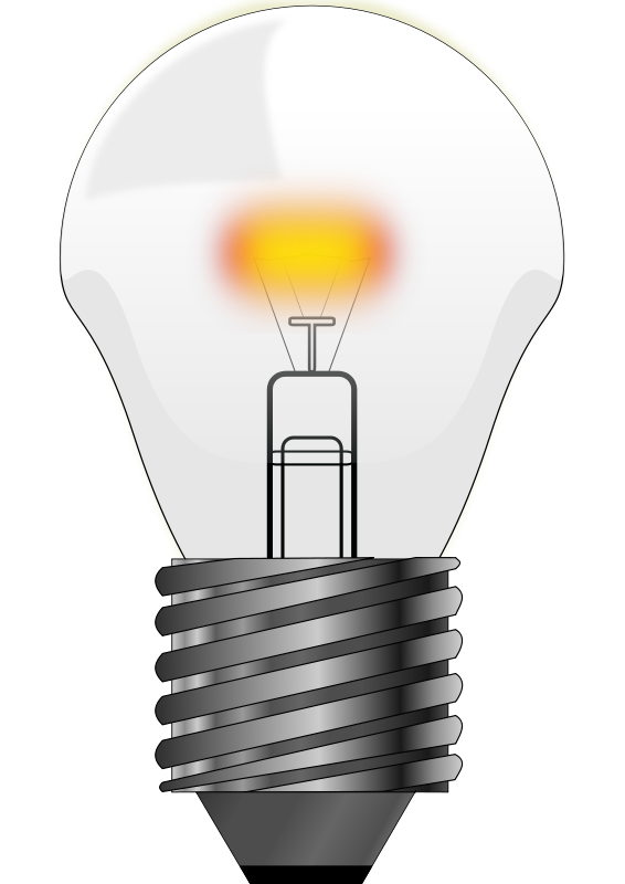 Light Bulb Lightbulb Vector Image Free Download Png Clipart