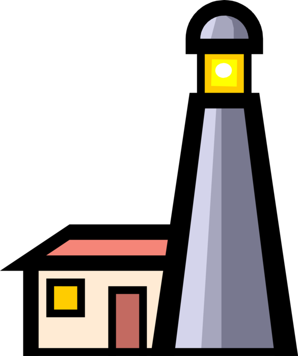 Light Lighthouse Vector Illustration Graphics Free Clipart HQ Clipart