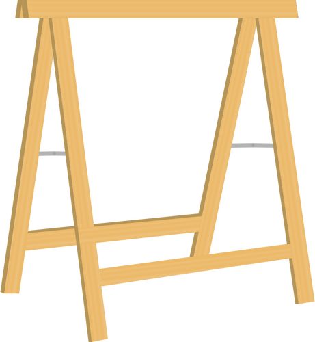 Of Sawhorse For Woodwork Clipart