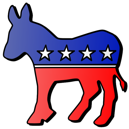 Democrats Donkey 3D Clipart