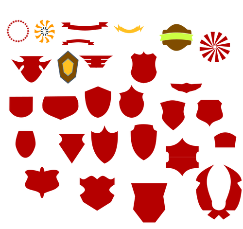 Emblems And Heraldic Shields Clipart