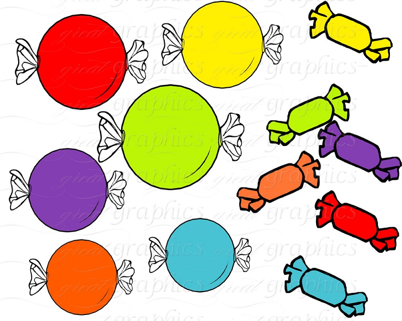 Candy Printable Candy Digital Lollipop Hd Image Clipart