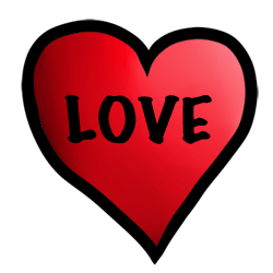 Free Heart Valentine Love Hearts Echo Clipart