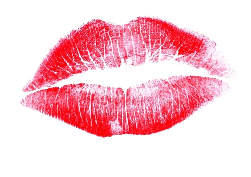 Red Lipstick Kiss Drawing Free Transparent Image HQ Clipart