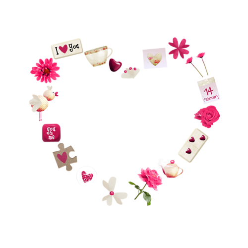 Heart Material Love Frame Valentines Dia Dos Clipart