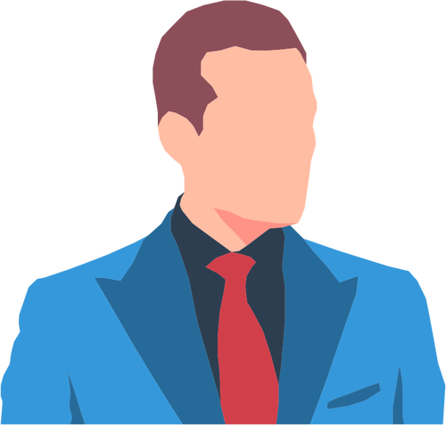 Faceless Male Avatar Image Clipart