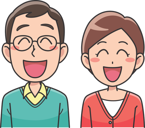 Laughing Couple Clipart