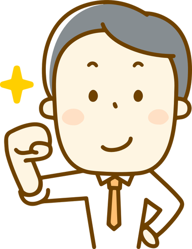 Male With Business Idea Clipart