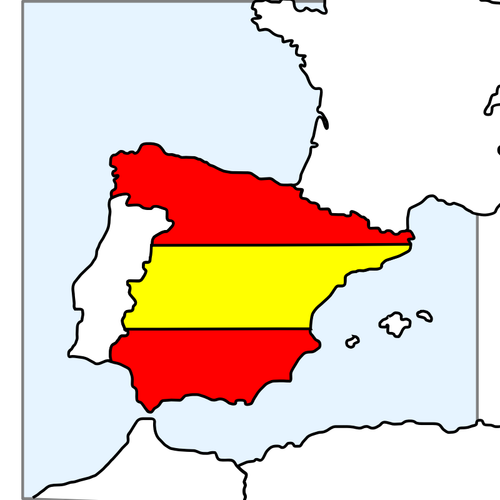 Map Of Spain Clipart