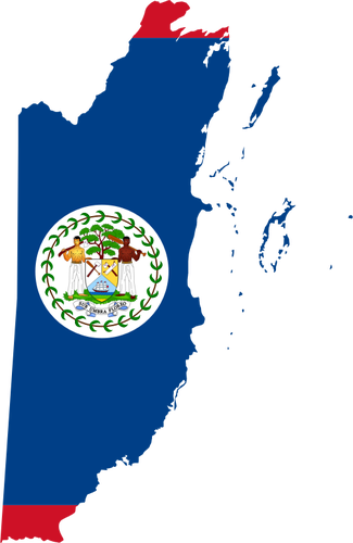 Belize Map Clipart