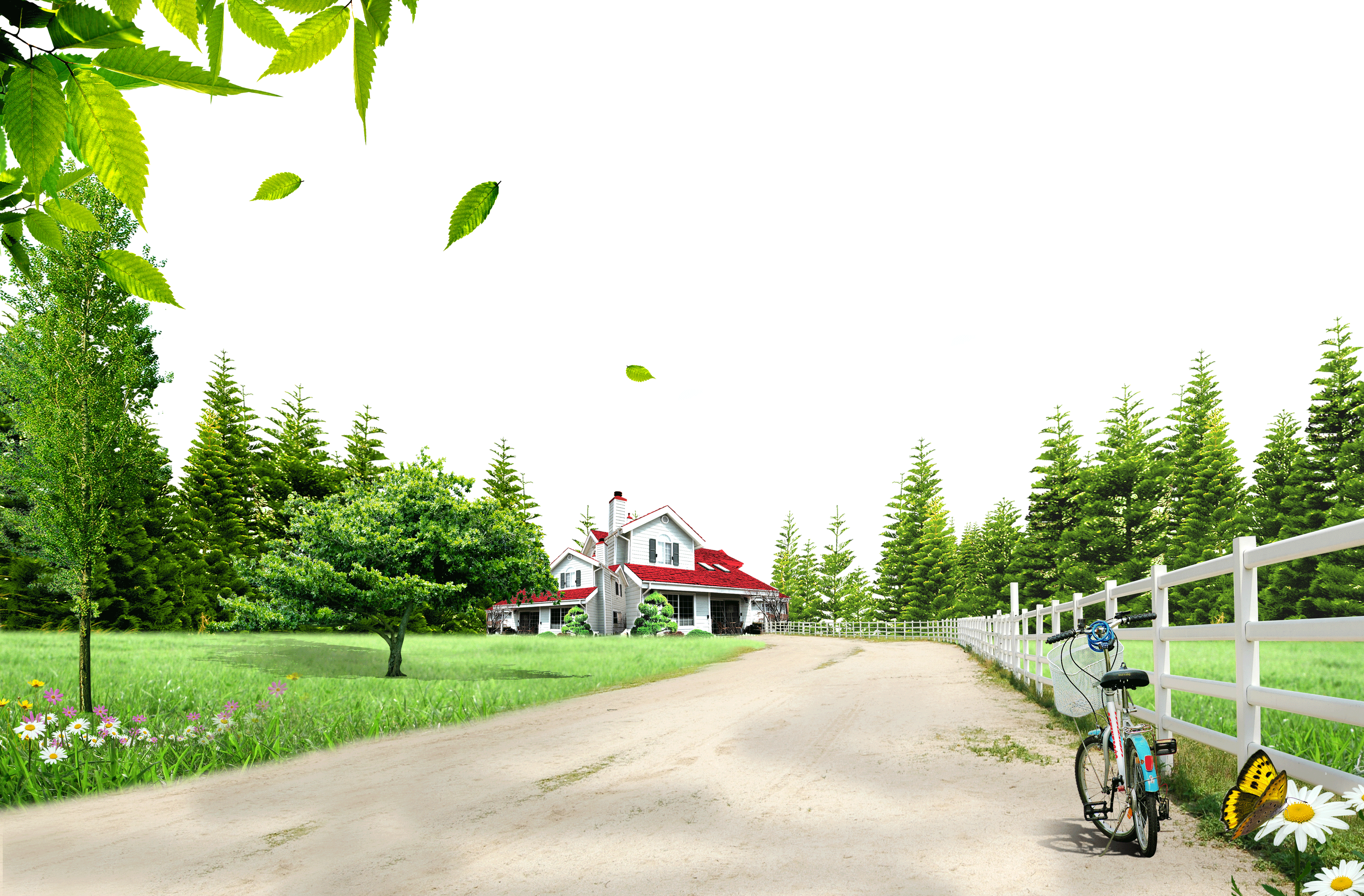Rural Road Free Photo PNG Clipart