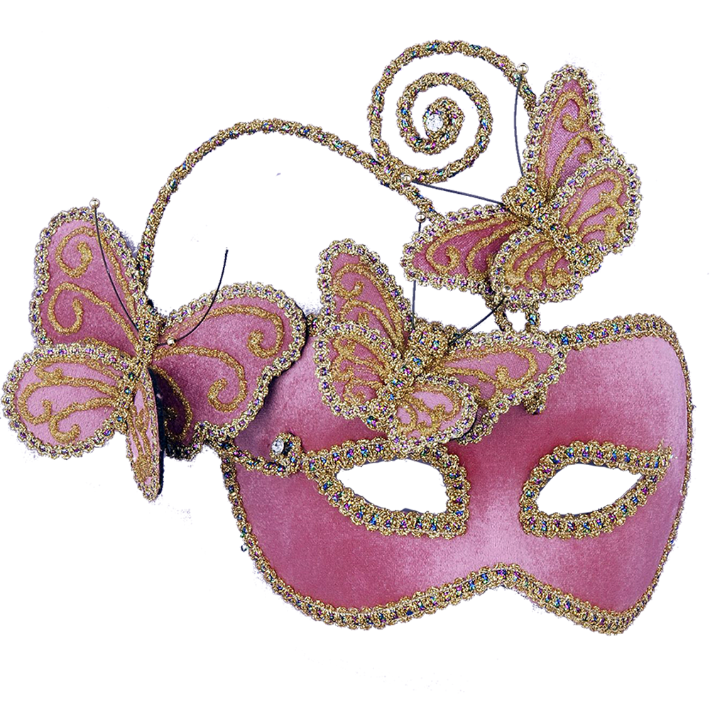 Mardi Ball Masquerade Gras Mask Costumes French Clipart