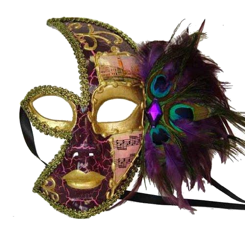 Mardi Scary Ball Masquerade Gras Mask Face Clipart