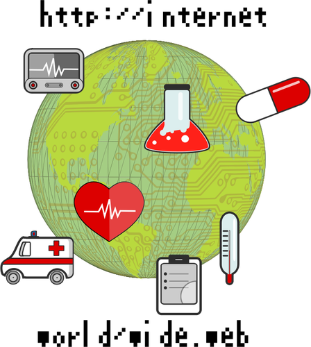 Internet Medicine Clipart