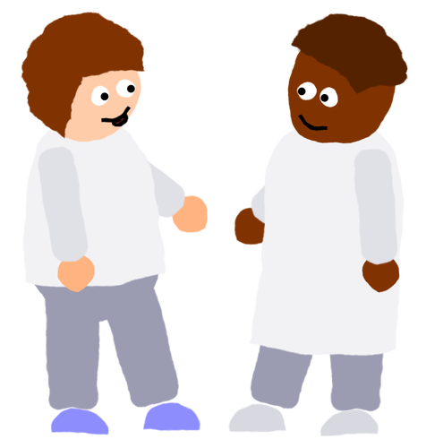 Two Doctors Clipart