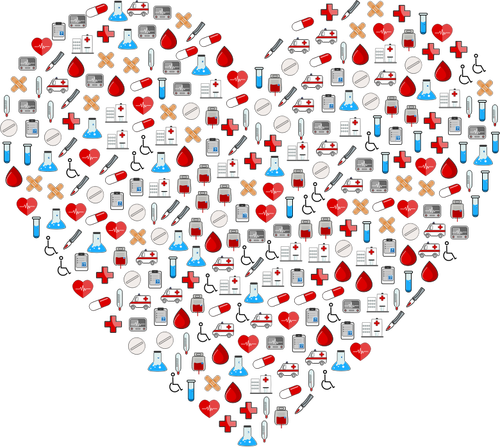 Medical Icons Heart Clipart