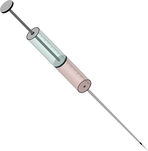 Of A Medical Syringe Clipart