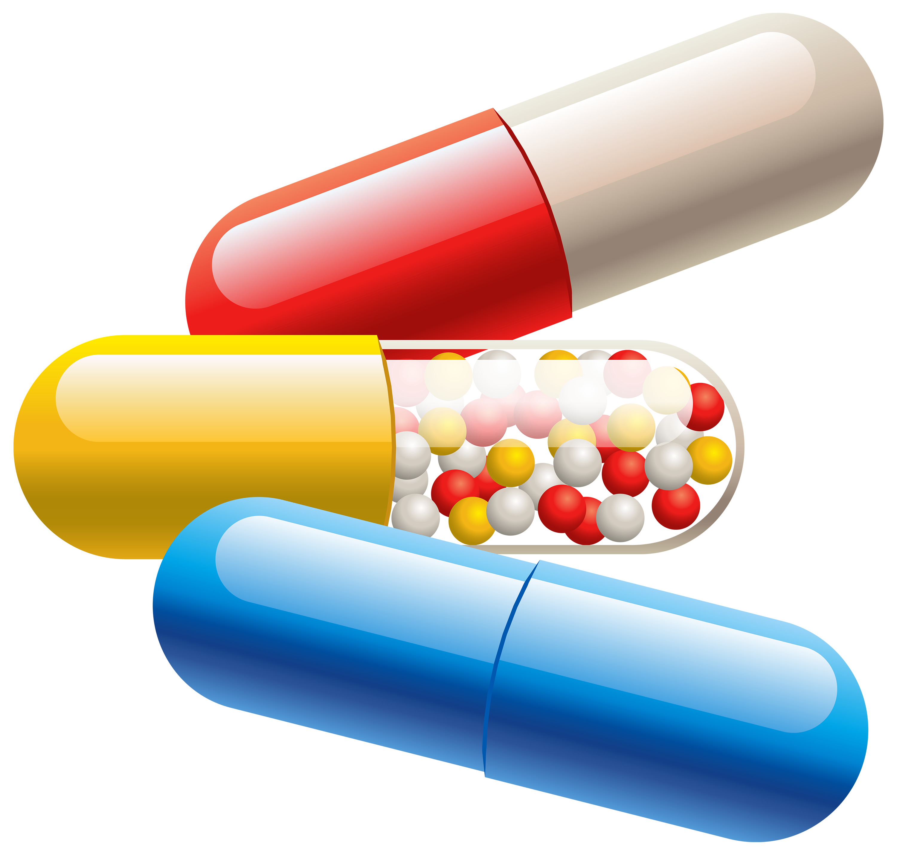 Pharmaceutical Capsule Tablet Drug Pills Free HQ Image Clipart
