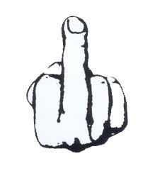 Flipping Off Middle Finger Free Download Png Clipart