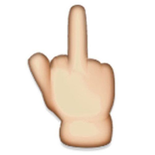 Ideas About Finger Emoji On Middle Fingers Clipart