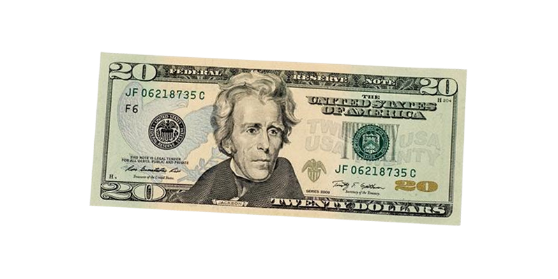 Banknotes United 20 Banknote Twenty-Dollar Bill Dollar Clipart