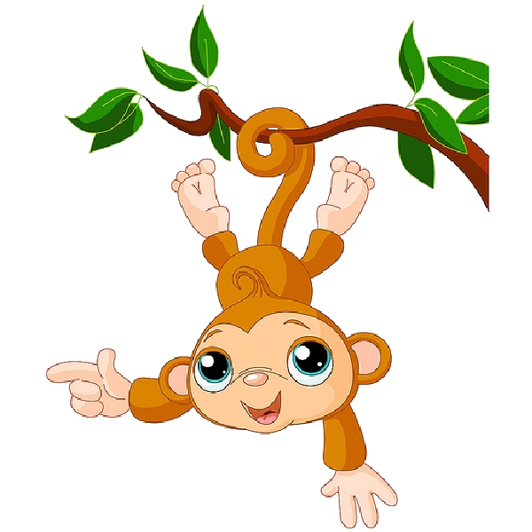 Clip Art Of Cartoon Monkeys Png Image Clipart