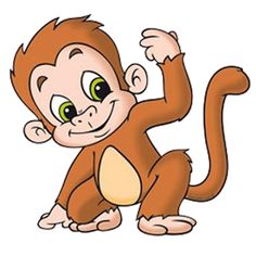 Animated Baby Monkey Hd Photo Clipart