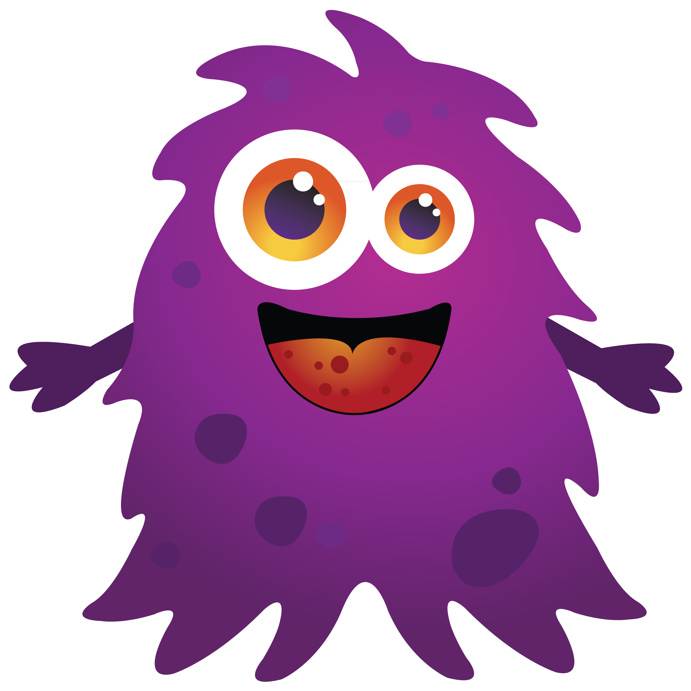 Purple Cartoon Monster Images Kid Png Image Clipart