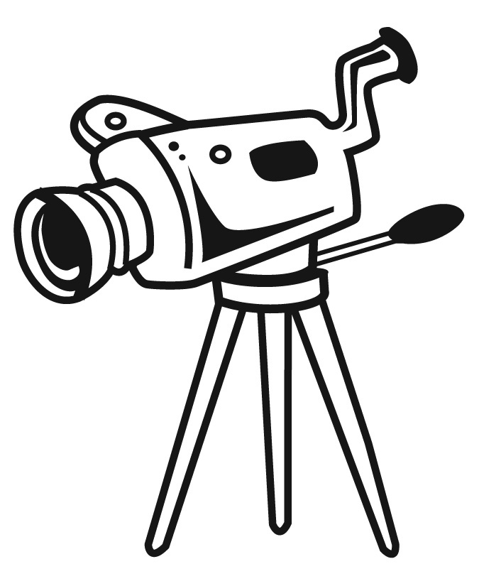 Old Movie Camera Free Download Clipart