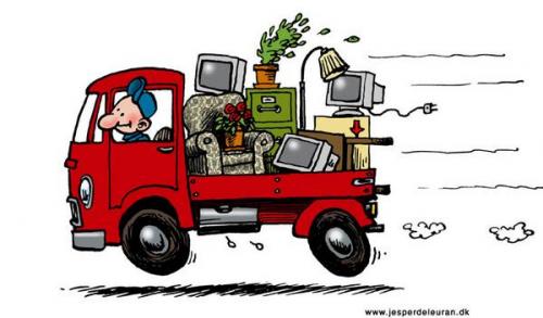 Moving Truck And Others Art Inspiration Clipart